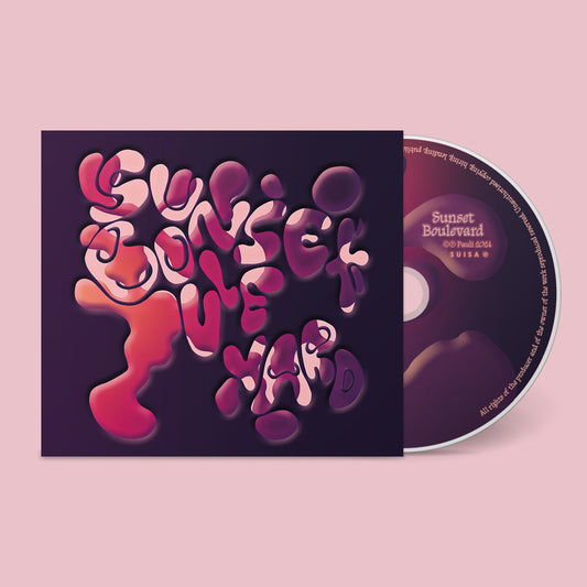 Paulis Album-Cover mit pink-schwarzen, tropfenartigen Formen